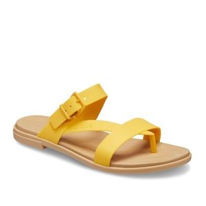 SOLD Crocs Tulum Yellow Sandals